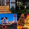 LED-rep lampor batteridriven stränglampa Utomhus Vattentät Bälte Fjärrkontrollen är lämplig för julkortparty dekoratio