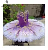 Vuxen lila professionell balett tutu kvinnor yagp tävling scen cosutmes bt9262