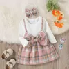 Mädchen Mode Kleider Frühling Herbst Kleinkind Baumwolle Prinzessin Party Langarm Kleid Für Baby, Kleinkind Geburtstag Kleidung Kinder 3Y G1215