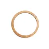 Wedding Party Favor Gift Wood Small Round Portable Pocket Mirror Wooden Mini Makeup Mirrors DH9612