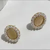 boucles d'oreilles à clip d'opale