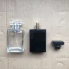 Neuer Typ 100 ml, quadratisch, leer, transparent, schwarz, ätherisches Öl, Parfümflasche mit feinem Nebelspray für Aromatherapie-Kosmetik