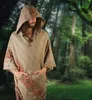 medeltida hooded cape