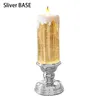 Rechargeable Colour Electronic LED Waterproof Candle With Glitter Colour Changing LED Water Candle 201009