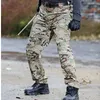 Pantaloni tattici militari da città Pantaloni da uomo SWAT Combat Army Molte tasche Pantaloni cargo casual resistenti all'usura impermeabili da uomo 211201