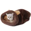 Spring Products Cat Bed Soft Warm Warm House Mets Puppy Cushion Funny 4 Color Y200330