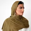 Multicolor macio algodão muçulmano muçulmano Jersey Hijab Hijab Capa Capela Capa Envoltório Lenço Islâmico Shawls Mulheres Turbante Cabeça Cachecóis