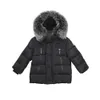 Coton rembourré épaississement thermique garçons filles Parkas à capuche hiver enfants manteau enfants tenue enfant en bas âge chaud épais veste G0913