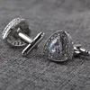 boutons de manchette en or et diamant