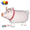 Bonito globo de papel de aluminio para mascotas, globo de película para caminar, decoración de fiesta de cumpleaños, globo de Animal para caminar, regalo de Navidad, juguete para niños