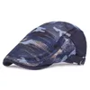 Camouflage Net Ball Cap Sunscreen Peaked Hat Baseball Kepsar Sommar Mesh Andas Mössor Kreativa Party Supplies CGY212