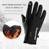 Waterproof Cold-proof Ski Heated Gloves Cycling Fluff Warm For Touchscreen Cold Weather Windproof Anti Slip 211124