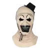 Joker Latex Mask Terrifier Art The Clown Cosplay Mask Horror Полное лицо шлем шлема Хэллоуин Костюмы аксессуар карнавальный реквизит H2733