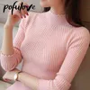 Trending Sweater Women Fashion Autumn Winter Long Sleeve Turtleneck Knitwear Sweater Top Femme Korean Casual Pullover Top 211103