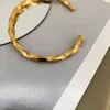 Mobius twist manschettbangle armband för kvinnor rostfritt stål guld öppna bangles minimalistiska smycken gratis tarning grossist föremål Q0717