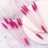 1000 spoolies de varas de máscara de máscara de pincel de cílios descartáveis para os cílios de cílios oculares sobrancelha e escovas de maquiagem rosa rosa c03012267807