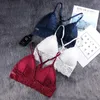 Bralette bezszwowa koronkowa seksowna biustonosz bezprzewodowa cienka bielizna seksowna bielizna w stylu francuskim miękkie biustonosze push-up dla kobiet M-6XL