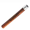 HONEYPUFF Holz One Hitter Bat 80mm Metall Zigarette Pfeife Tabakhalter Abnehmbare Trockenkräutermühle Rauchzubehör