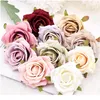 1 stcs 7cm kunstmatige witte roos zijden bloemenkoppen voor bruiloft decoratie diy krans geschenkdoos plakboeking ambacht nep