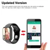 D20 스포츠 스마트 시계 남자 여자 선물 디지털 Smartwatch 피트니스 트래커 손목 시계 팔찌 혈압 안드로이드 ios Y68