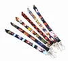 Små grossist 20st Cartoon Japan Anime Lanyard Rem Key Chain ID Card Hang Rope Sling Neck Hänge Pojke Tjej Gåvor # 11