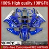 Injection Fairings For KAWASAKI NINJA ZX1200 ZX 12R 1200CC 1200 CC ZX1200C ZX 12 R 02-06 3No.35 ZX12R 02 03 04 05 06 ZX-12R 2002 2003 2004 2005 2006 OEM Body Kit silvery blue