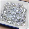 Loose Gemstones Jewelry Highlight Natural Freshwater Baroque Pearl Bead Diy Designer Findings Beads 9-11Mm Drop Delivery 2021 Cwqar