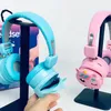 AH-807B 806 806A 806B 806C 806E 806K 906E Headphones New Cute lovely Cartoon Rainbow earphones Gaming Bluetooth Stereo Headset