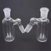 Dhl free Glass ashcatchers 14mm 14.4mm 18.8mm 18mm Ash catcher adapter 4.5 Inch ashcatcher bong for dab rig bong wholesale