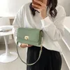 Women's Bag 2021 Summer Fashion Trendy One-Shoulder Messenger Bags Pearl Small Square Handbag