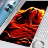 Icke-skid Art Svart Vit Brølande Lion Mus Matta Cool Animal Locking Edge Keyboard Gaming Mousepad Gamer Slitstarkt Laptop Desk Mats