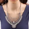 Ankomst Design Fashion Pendant Big Chunky Statement Crystal Acrylic Chain Halsband Smycken Kvinnor Hela