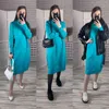 GIGOGOU Long Knit Oversized Women Maxi Sweater Dress Warm Turtleneck Loose Tunic Dress High Street Baggy Midi Pullover Dresses 211110