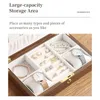 Large Wooden Jewelry Box Men Watch Stand Organizer Women Earrings Ring Holder Case Jewellery Display Storage 211105213T