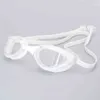 Silicone professionnel étanche placage clair double anti-buée lunettes de natation anti-uv hommes femmes lunettes lunettes de natation avec étui Y220428