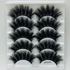 5 Pairs 20mm Vizon Yanlış Kirpik Kabarık Göz 16 Stillerde Uzantıları Lashes 8DX01 ~ 8DX16