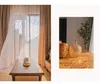 커튼 드레이프 2021 프랑스 목가적 인 레이스 미국 레트로 럭셔리 로즈 흰색 커튼 거실 식당 침실