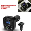 X8 transmissor fm aux modulador bluetooth kit handsfree áudio mp3 player com 3.1a carga rápida dupla usb carregador de carro accessorie3788423