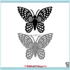 Schilderkunsten, ambachten geschenken Home Gardenpainting Benodigdheden Cartoon Butterfly Stencil Metalen Cutting Dies Cut Practice Hands-on DIY Scrapbooki