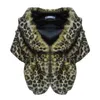 Faux Fur Coats Winter Warm Jacket Women Wedding Shrug Shawl Outerwear Lady Cape Daily Wear 211220