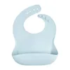 Dinnerware Silicone Baby Eating Bib Easy-to-clean Saliva Towel Waterproof Leak-proof Children Pocket XG0045