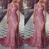 Women Sexy One Shoulder High Split Irregular Dress 2022 New Fashion Shiny Sequin Long Evening Dresses Lady Elegant Party Dress Y1212