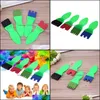 Supplies Coloring Learning Education & Gifts4Pcs/Set Diy Tools Kids Painting Sponge Children Graffiti Plastic Handle Brush Ding Toys Drop De