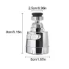 Other Building Supplies 360 Degree Swivel Kitchen Faucet Aerator Adjustable Dual Mode Sprayer Filter Diffuser Water Saving Nozzle Faucet Connector