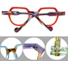 Lunettes optiques pour hommes cadre marque concepteur hommes femmes montures de lunettes Vintage petites lunettes de myopie à la main lunettes de mode avec boîte