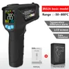 Instrumentos de Temperatura Infravermelho Digital Termômetro Laser Meter Não Contato Pirômetro Pirômetro Imager Higrômetro IR Termometro Cor LCD Alarme LCD