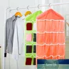 Grids Foldable Wardrobe Hanging Bags Container Clothing Underwear Bras Socks Ties Hanger Shoes Storage Bag Drop