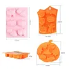 Bakning bakverk 3D -t￥rta m￶gel halloween pumpa silikon fondant kakan tillbeh￶r godis cupcake dekoratio n6y0