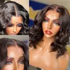 Body Wave 13x6 Lace Front Wig Human Hair Short Bob Wig 180 Dichtheid Geschikt voor zwarte vrouwen Braziliaans Remy Hair