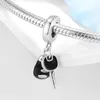 Hight Quality 925 Sterling Silver Beads Charms Car Key Pendant Fit Original European Bracelet Bangles Jewelry Making Accessories Q0531